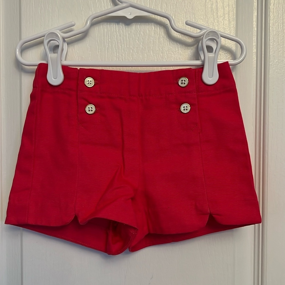 Jeannie and Jack pink sailor shorts